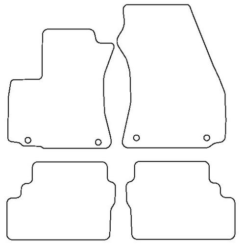 Tailored Car Mats Opel ZAFIRA A (Left Hand Drive) (from 1999 to 2005)