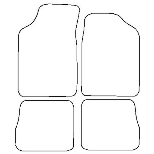 Tailored Car Mats Peugeot 106 RALLYE Series 2 (from 1997 to 2003)