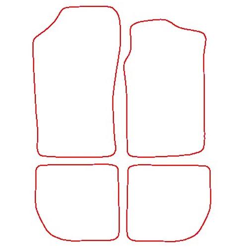 Tailored Car Mats Peugeot 306 Cabrio (from 1994 to 2003)