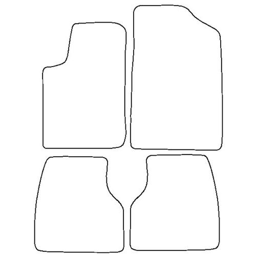 Tailored Car Mats Peugeot 405 (Left Hand Drive) (from 1988 to 1995)