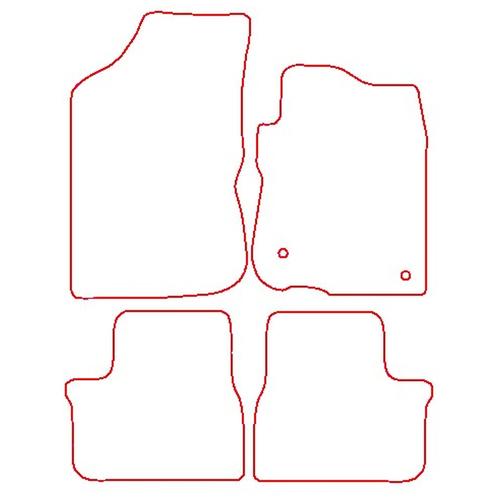Tailored Car Mats Peugeot 208 (from 2012 to 2019)