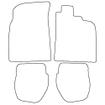 Tailored Car Mats Porsche 911 (993) Twin TURBO (from 1994 to 1997)