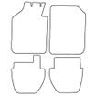 Tailored Car Mats Porsche 911 TURBO (Left Hand Drive) (from 1983 to 1986)