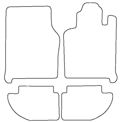 Tailored Car Mats Porsche 924S & 944 & 968 Manual (from 1976 to 1995)