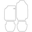 Tailored Car Mats Porsche 911 SC CARRERA TARGA/Cabrio (AIRCON) (Left Hand Drive) (from 1977 to 1989)