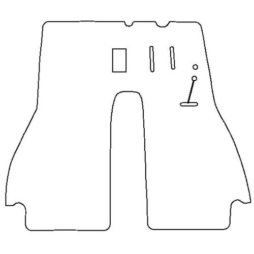 Tailored Car Mats Porsche 356SC (With hole for foot pump support) (from 1962 to 1964)