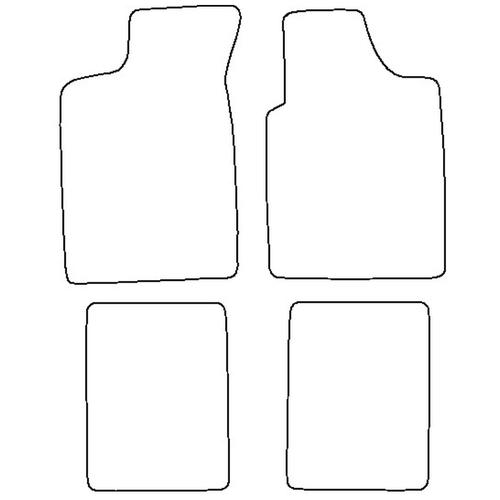 Tailored Car Mats Renault CLIO I (from 1991 to 1998)