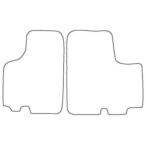 Tailored Car Mats Renault TRAFIC (VAN Fronts) (from 2001 to 2005)