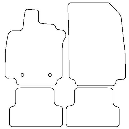 Tailored Car Mats Renault CLIO III (Left Hand Drive) (from 2006 to 2009)