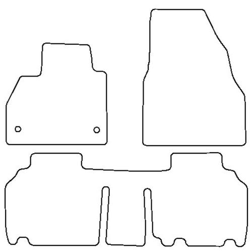 Tailored Car Mats Renault KANGOO II (Left Hand Drive) (from 2008 onwards)