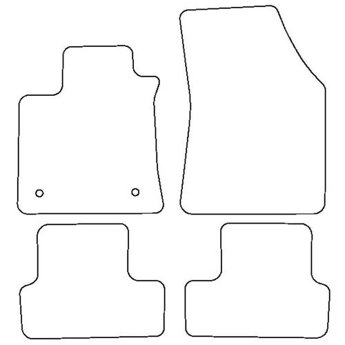 Tailored Car Mats Renault MEGANE IV (Left Hand Drive) (from 2016 onwards)
