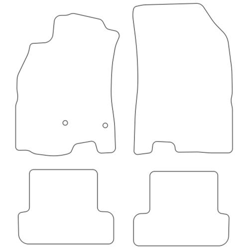 Tailored Car Mats Renault MEGANE III (Left Hand Drive) (from 2008 to 2016)