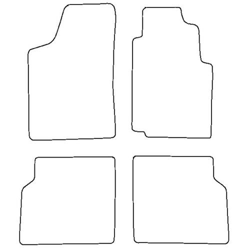 Tailored Car Mats Audi 100 (from 1983 to 1992)
