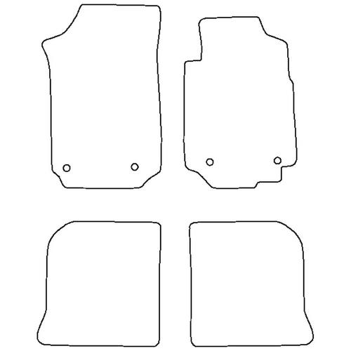Tailored Car Mats Audi 100 (from 1991 to 1994)