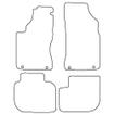 Tailored Car Mats Audi 100 V8 (Left Hand Drive) (from 1990 to 1992)