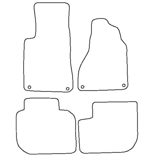 Tailored Car Mats Audi 100 V8 QUATTRO (from 1990 to 1993)