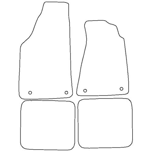 Tailored Car Mats Audi 80 / 90 Coupé NOT Cabrio (from 1990 to 1996)