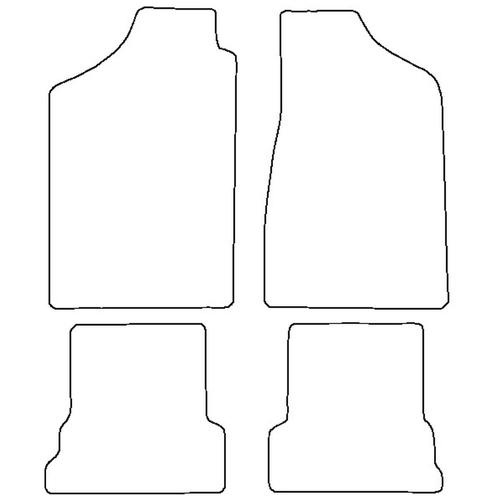 Tailored Car Mats Audi 80 (Left Hand Drive) (from 1982 to 1987)