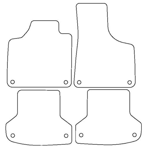 Tailored Car Mats Audi A3 (S3) (Left Hand Drive) (from 2003 to 2012)