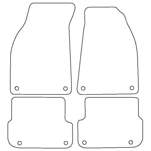Tailored Car Mats Audi A6 (from 2004 to 2011)