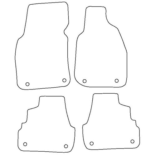 Tailored Car Mats Audi A6 (from 1997 to 2004)