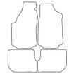 Tailored Car Mats Audi A6 (Left Hand Drive) (from 1992 to 1997)