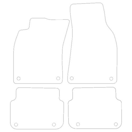 Tailored Car Mats Audi A6 (Left Hand Drive) (from 2004 to 2008)