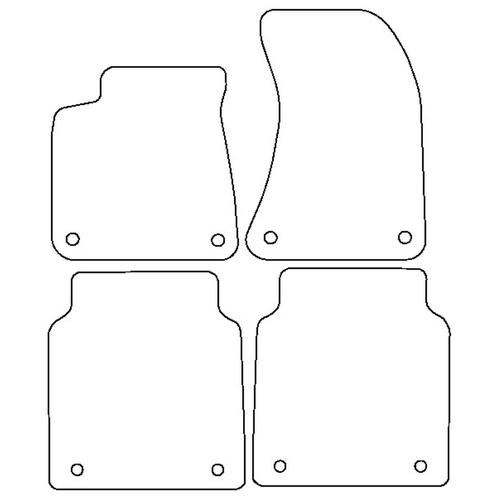 Tailored Car Mats Audi A8 LWB (Left Hand Drive) (from 2010 to 2017)