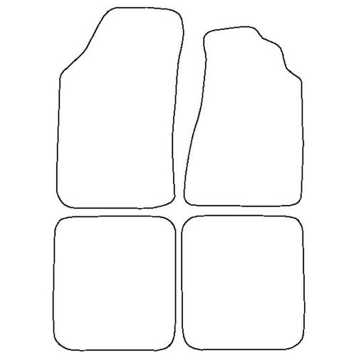 Tailored Car Mats Audi S2 Coupé 20V 6SP (from 1992 to 1996)