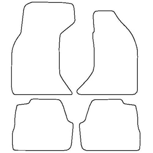 Tailored Car Mats Audi S6 (from 1997 to 2004)