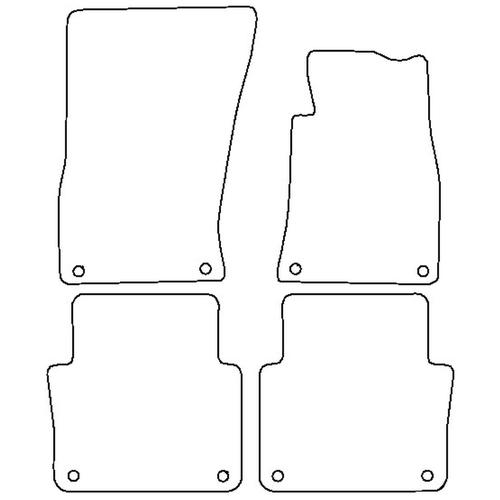 Tailored Car Mats Audi A8 SWB (from 2003 to 2010)