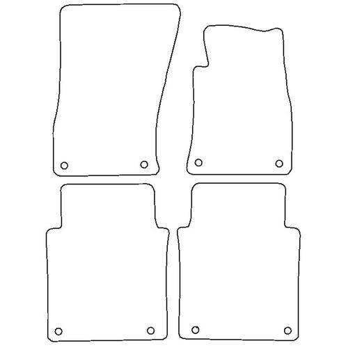 Tailored Car Mats Audi A8 LWB (from 2003 to 2010)
