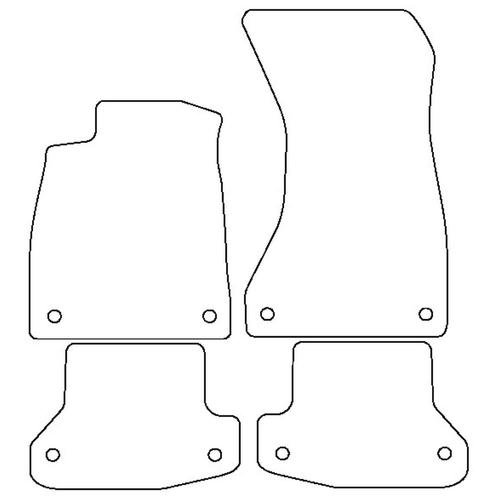Tailored Car Mats Audi A5 (S5 / RS5) Coupé (Left Hand Drive) (from 2016 onwards)