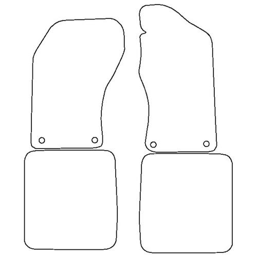 Tailored Car Mats Audi S2 Coupé 20V 5SP 2 CAT (Left Hand Drive) (Left Hand Drive) (from 1991 to 1992)
