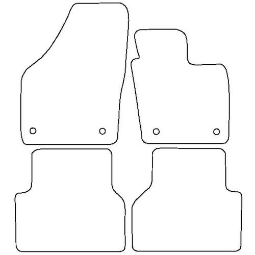 Tailored Car Mats Audi Q3 (from 2011 to 2018)
