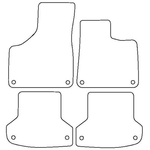 Tailored Car Mats Audi RS3 Sportback (from 2011 to 2012)