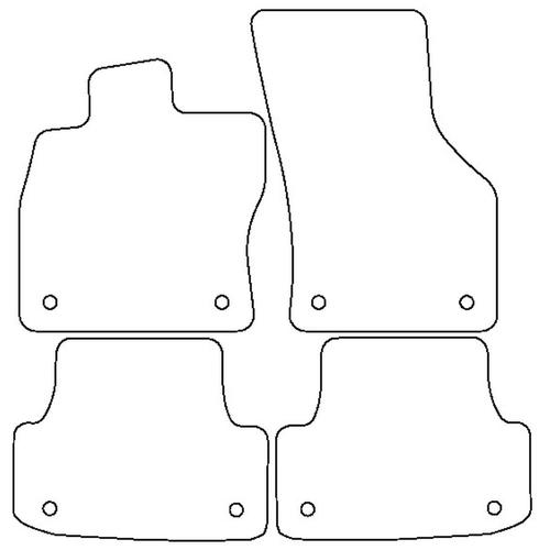 Tailored Car Mats Audi A3 Sportback & Saloon (Left Hand Drive) (from 2013 to 2020)