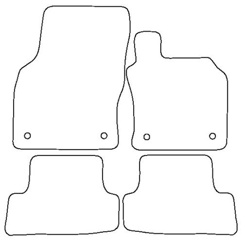 Tailored Car Mats Audi A3 (S3) 3DR Hatchback (from 2013 to 2016)