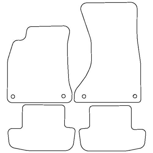 Tailored Car Mats Audi A5 (S5 / RS5) Cabrio / Coupé (Left Hand Drive) (from 2007 to 2016)