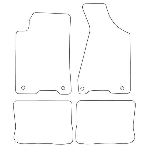 Tailored Car Mats Audi S2 Coupé (Left Hand Drive) (from 1991 to 1995)