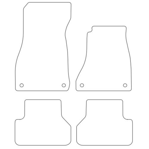 Tailored Car Mats Audi A4 (B9) Without Rear Fixings (from 2020 onwards)