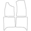Tailored Car Mats Rolls-Royce SILVER SHADOW (Left Hand Drive) (from 1965 to 1980)
