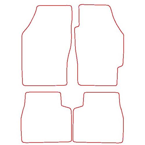 Tailored Car Mats Rover 800 With OR Without FOOTREST? (from 1986 to 1998)