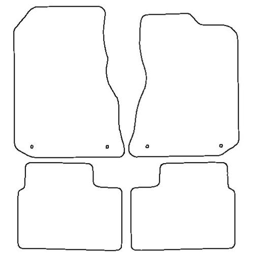 Tailored Car Mats Rover 75 V8 (from 2002 to 2005)