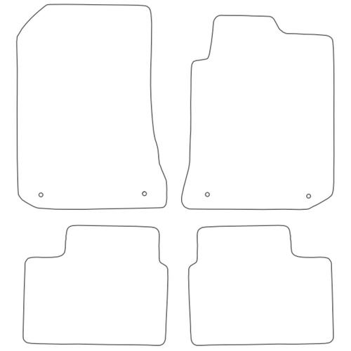 Tailored Car Mats Rover 75 (With Eyelet Rings) (from 1999 to 2004)
