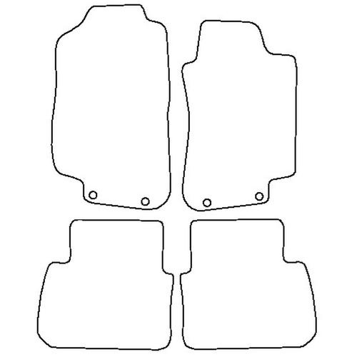 Tailored Car Mats Saab 9-5 (from 1998 to 2009)