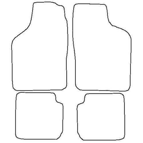Tailored Car Mats Saab 900 TURBO (from 1994 to 1998)