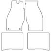Tailored Car Mats Saab 99 (Left Hand Drive) (from 1968 to 1984)