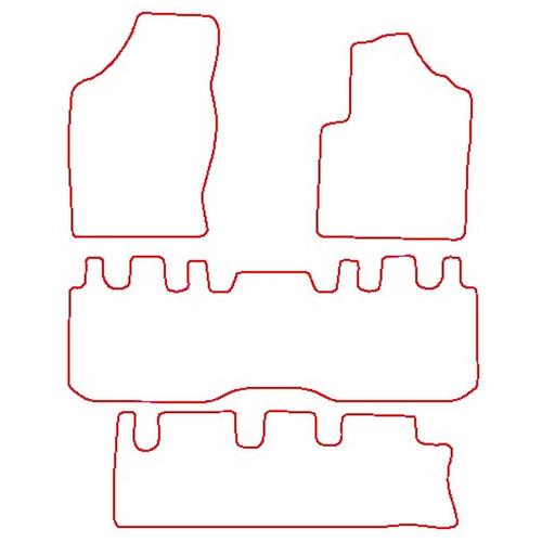 Tailored Car Mats Seat ALHAMBRA (from 2000 to 2010)