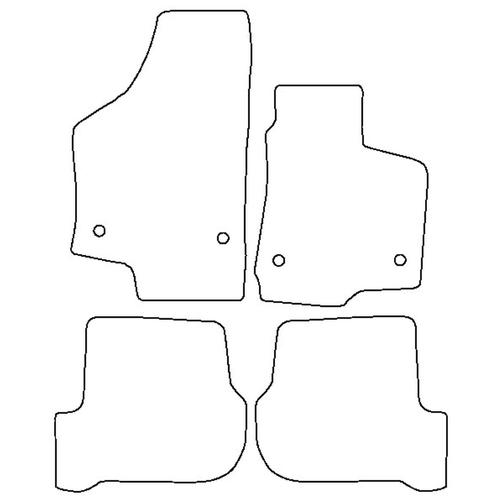 Tailored Car Mats Seat LEON MK2 (inc Cupra / R & FR) (from 2005 to 2012)